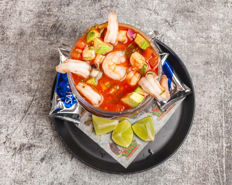 Shrimp Cocktail (Cóctel de Camaron).