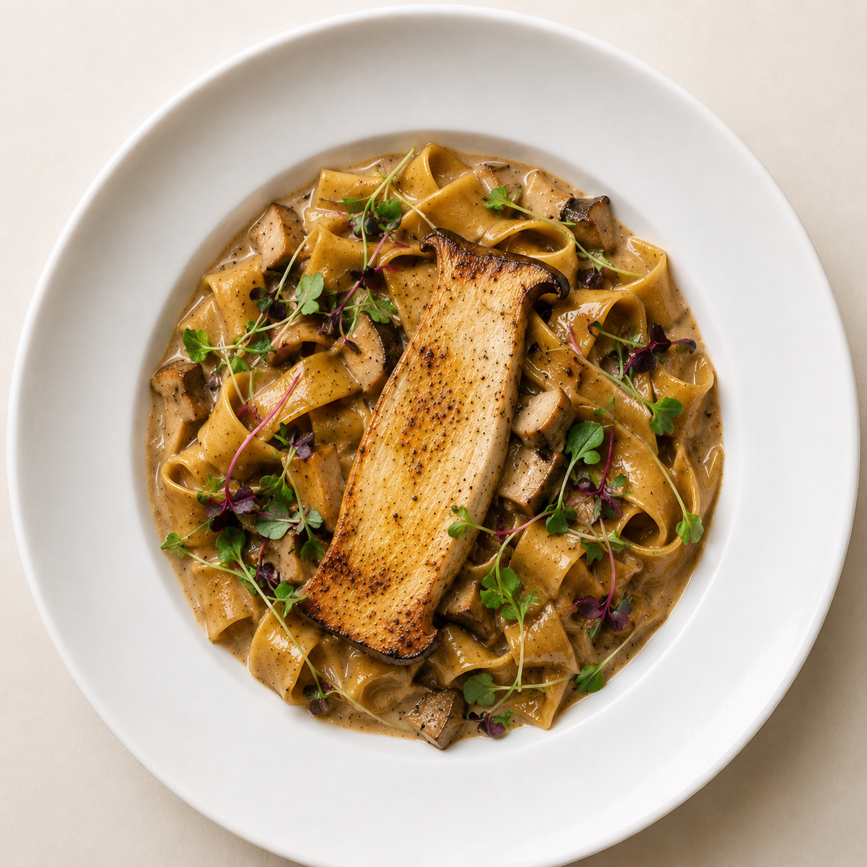 King Mushroom Pappardelle.
