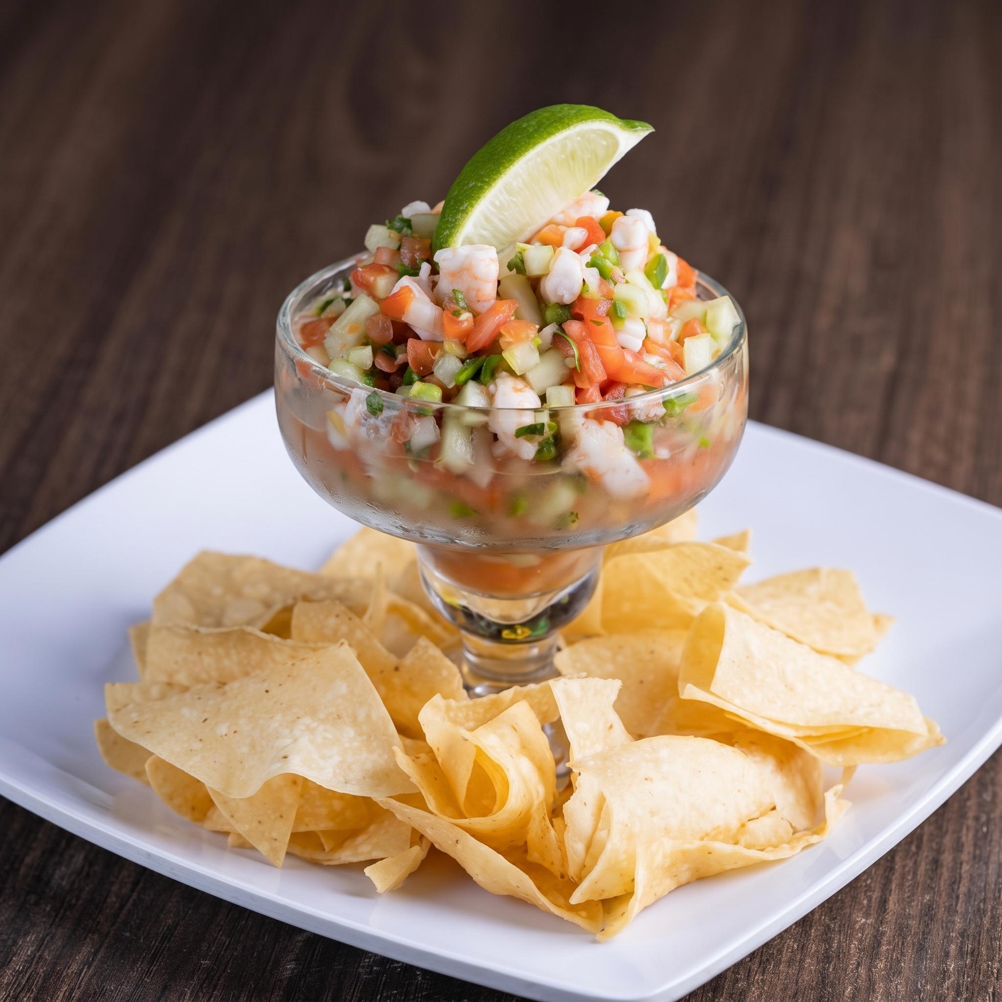 Shrimp Ceviche.