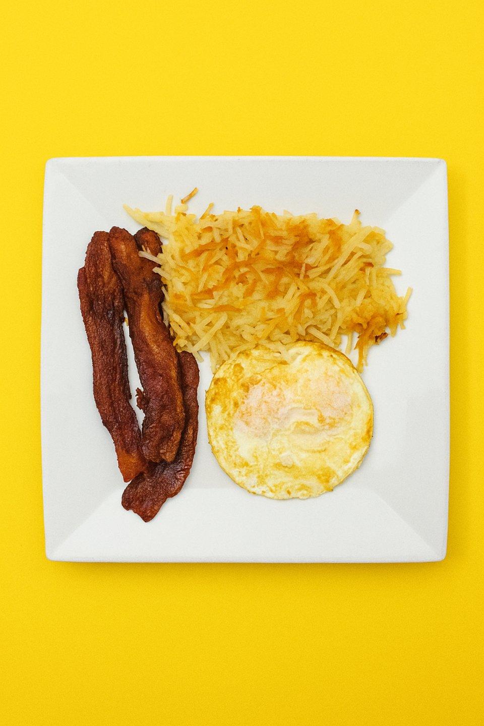 Thick Slice Bacon & Eggs.