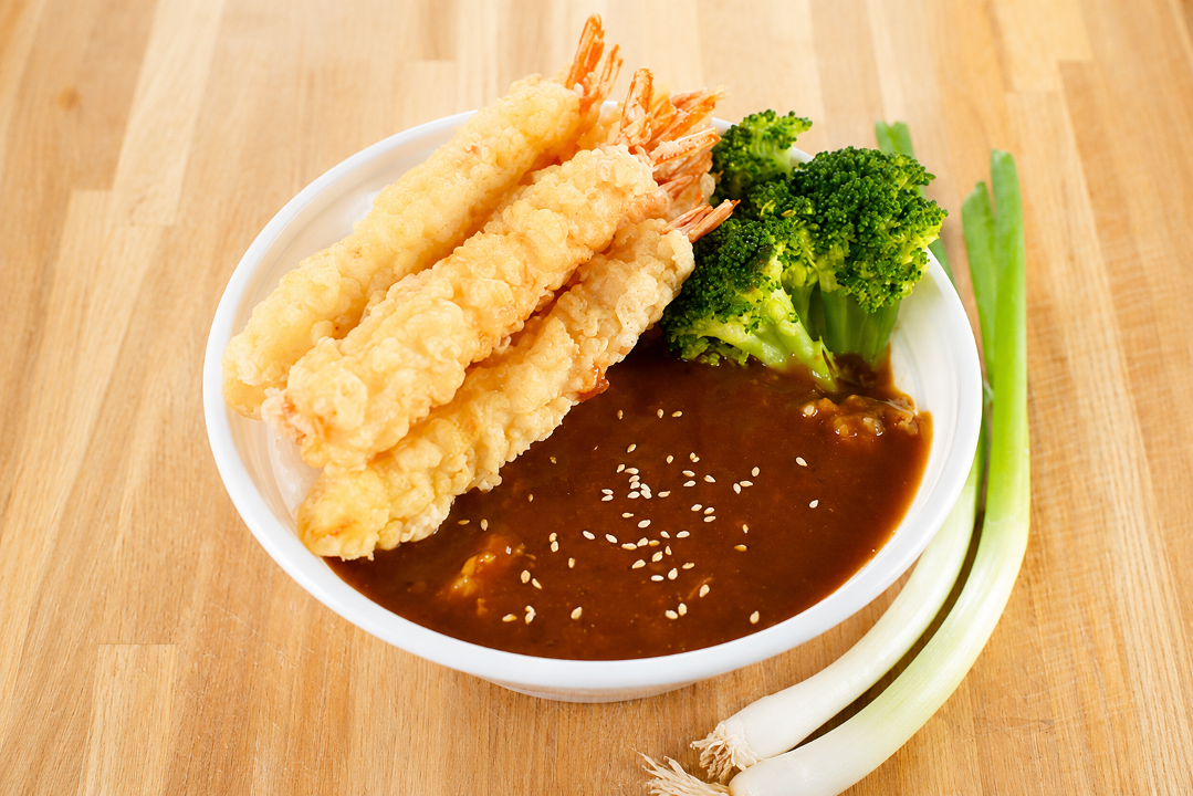 Shrimp Tempura Curry Bowl.
