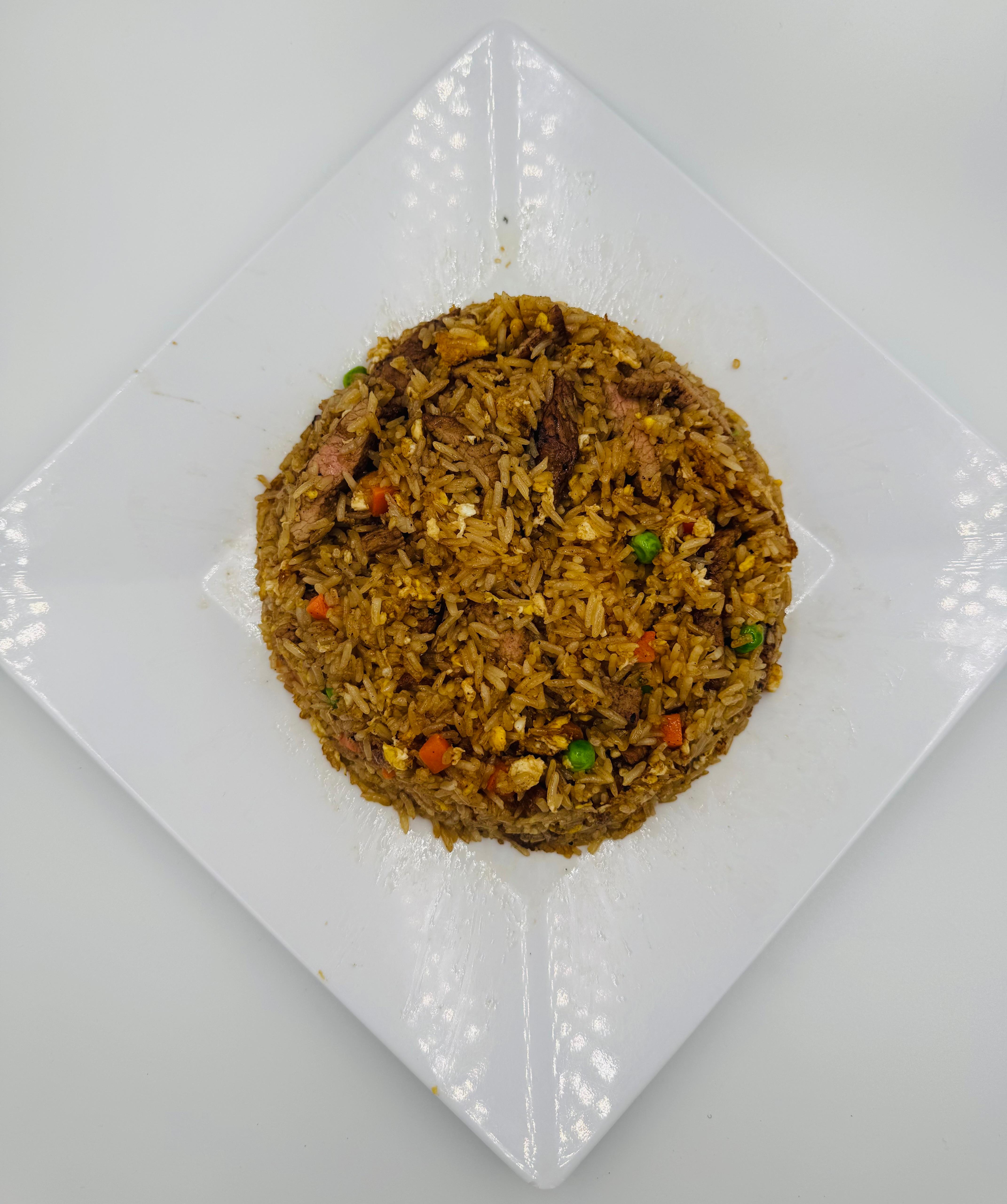 STEAK SLICES+veggies Fried Rice.