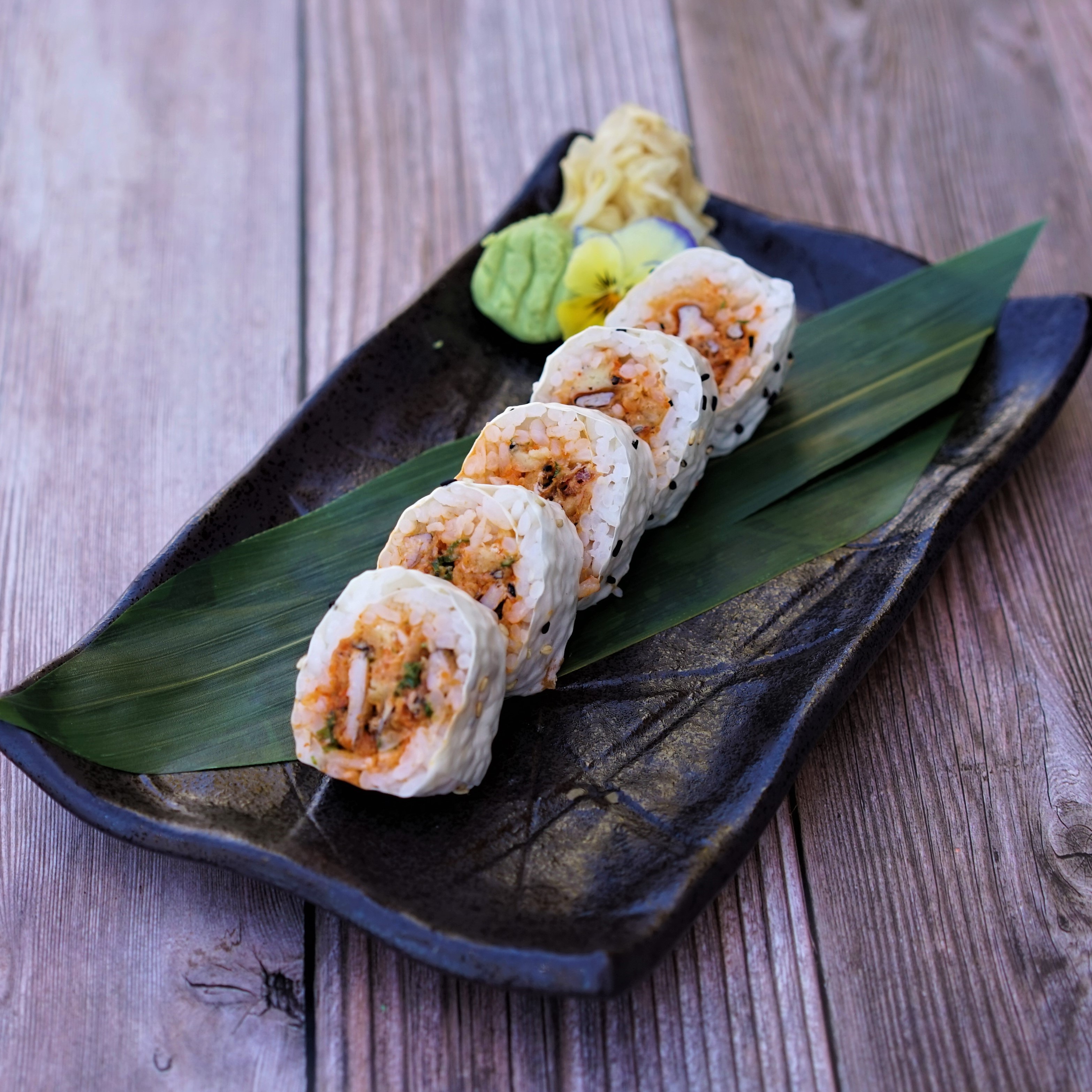 Spicy Soft Shell Crab Roll.