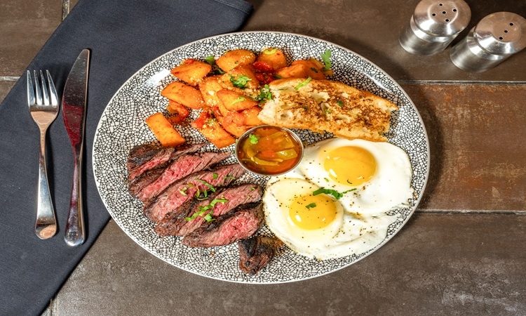 Steak & Eggs.