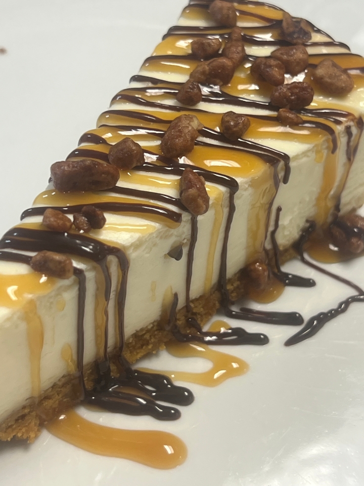 Turtle Cheesecake.