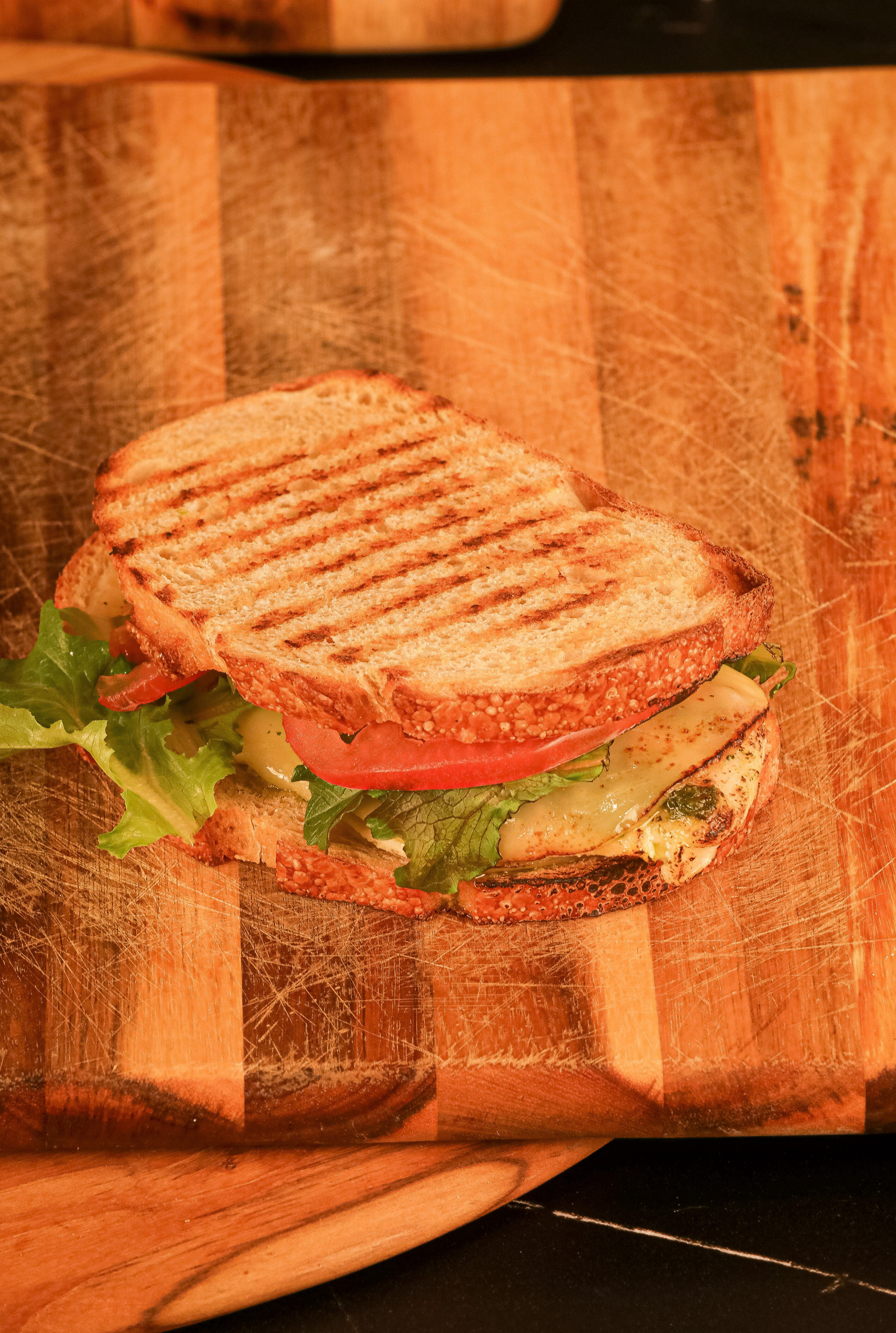 Chicken Pesto Sandwich.