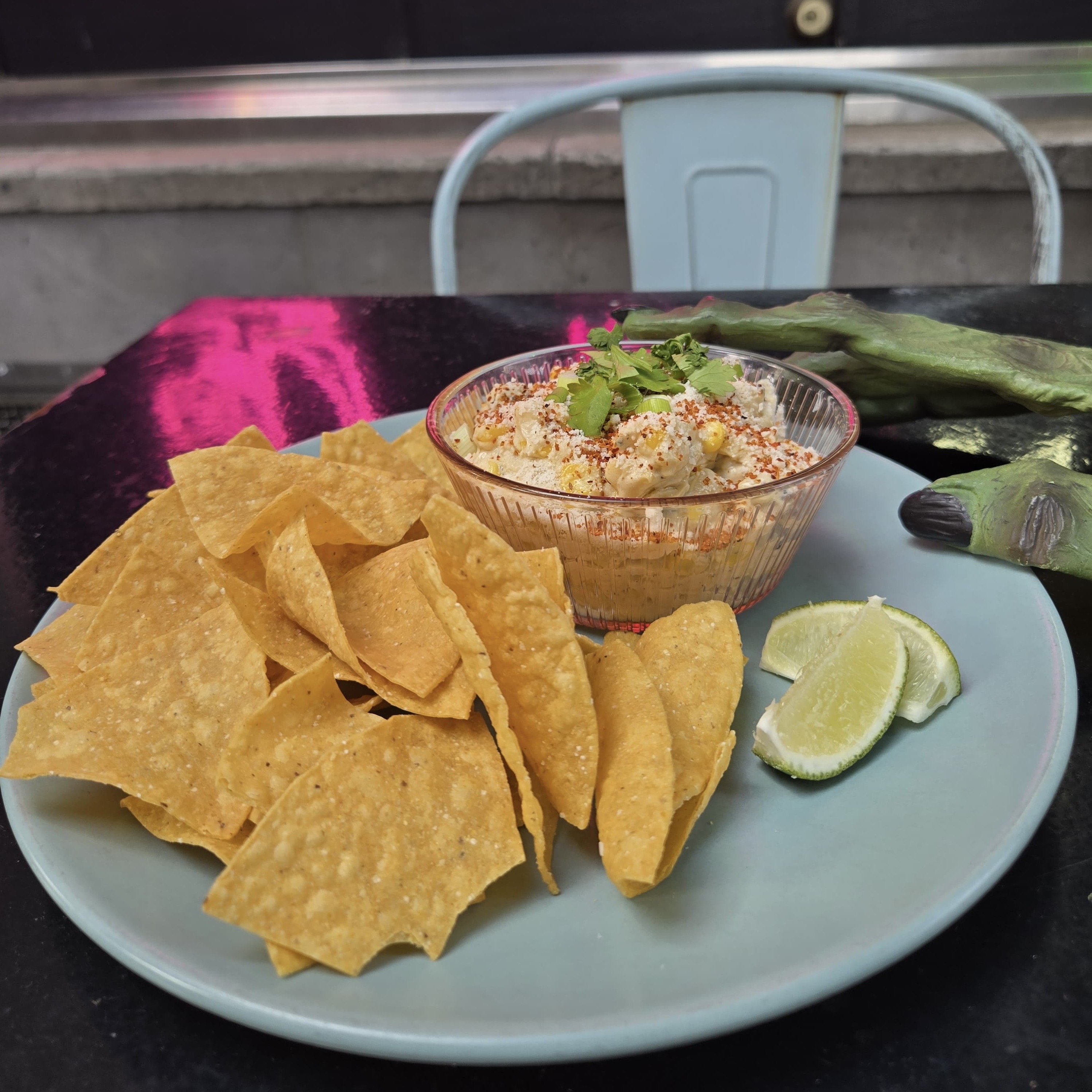 Elote Dip.