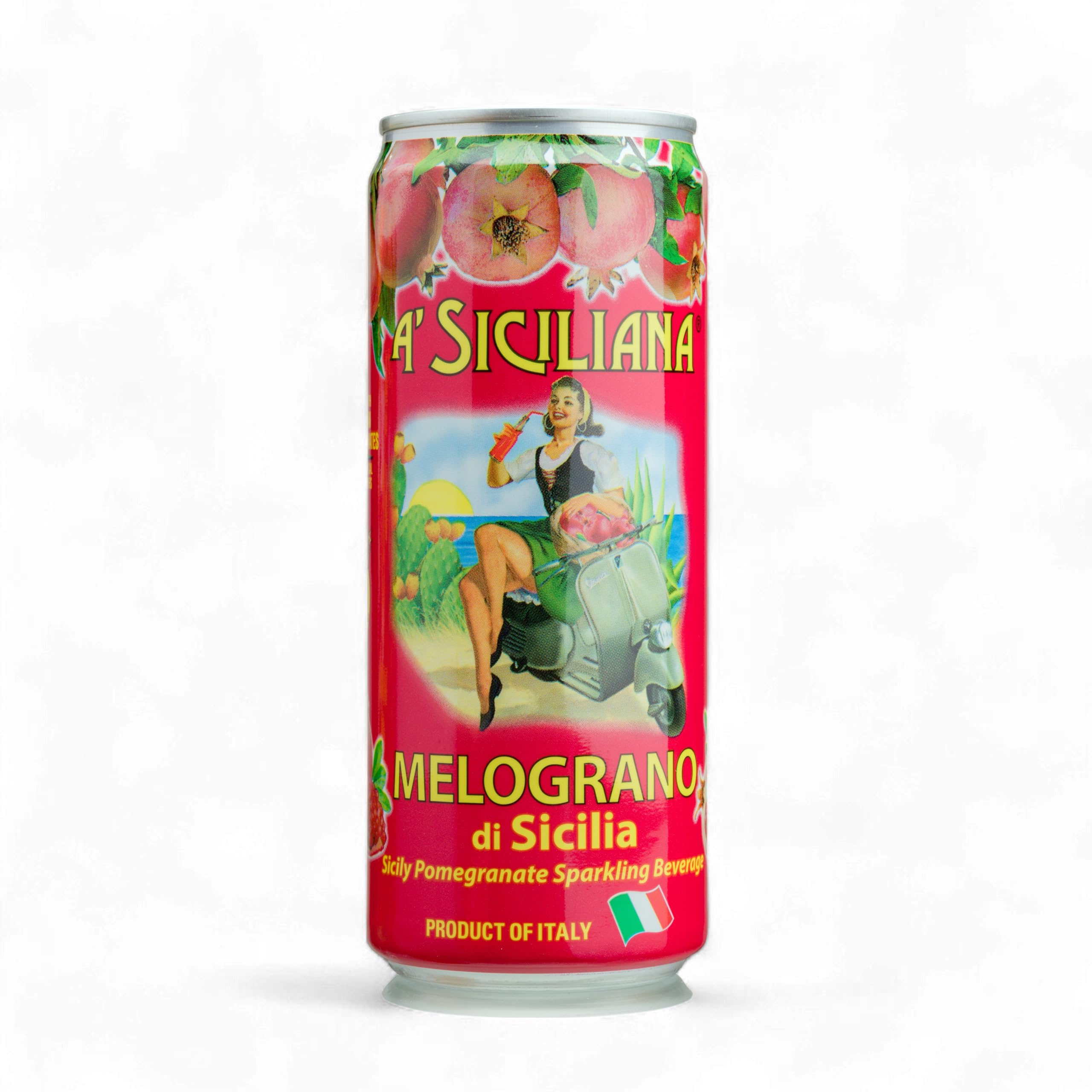 Sicilian Pomegranate Soda.
