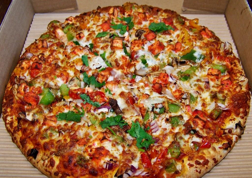 Chicken Tikka Masala Pizza.