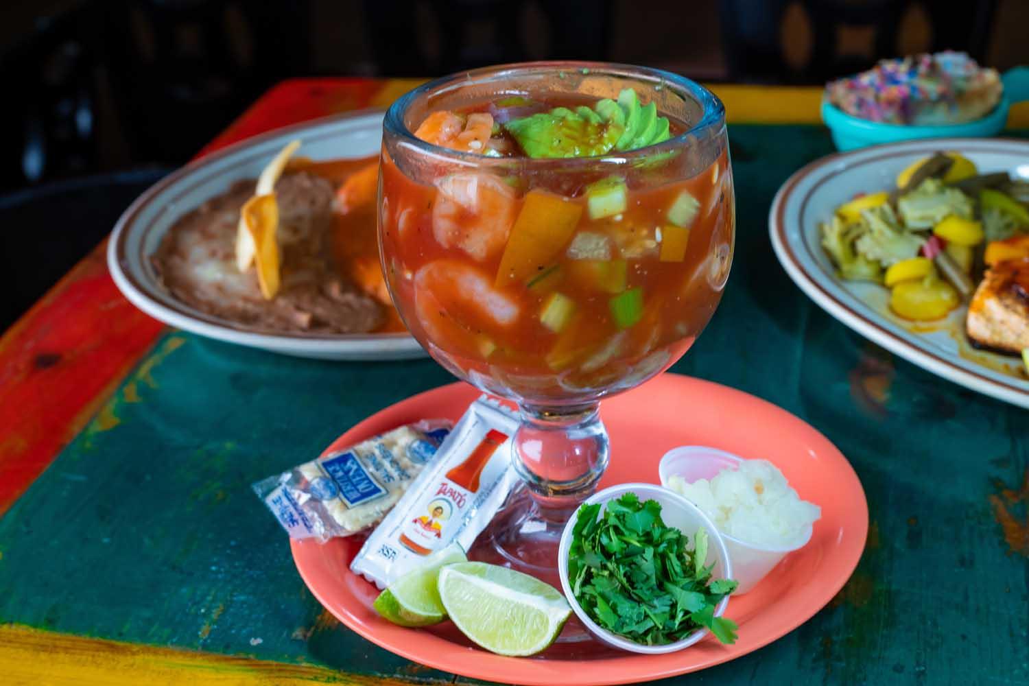 Regular Shrimp Cocktail.