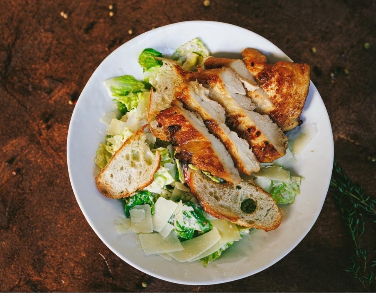 Caesar Salad with Chicken.