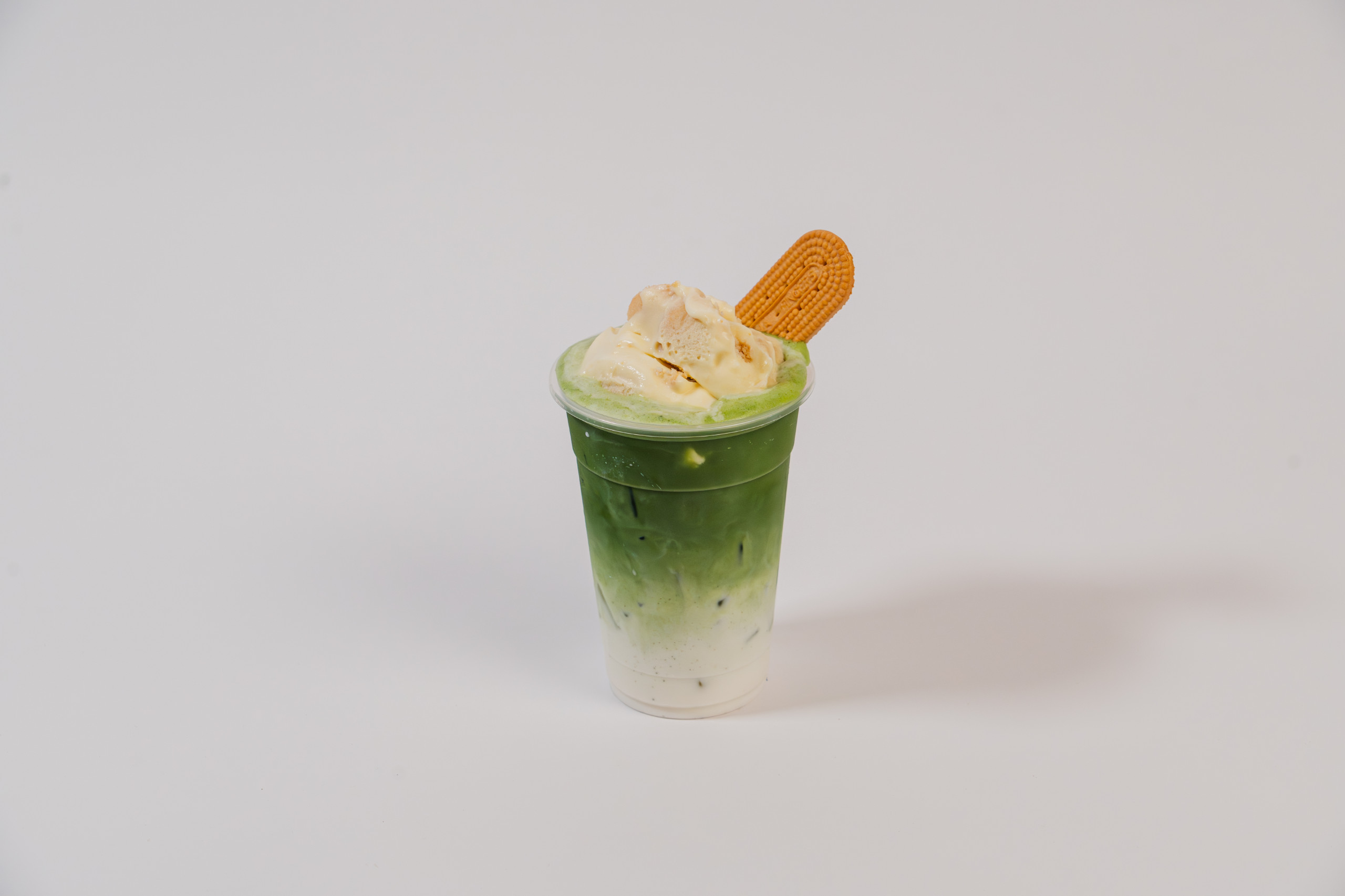 Banana Pudding Matcha Latte.