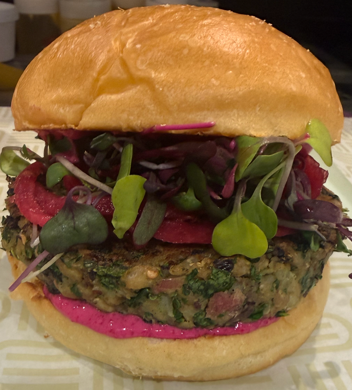 No Bull Veg Burger.