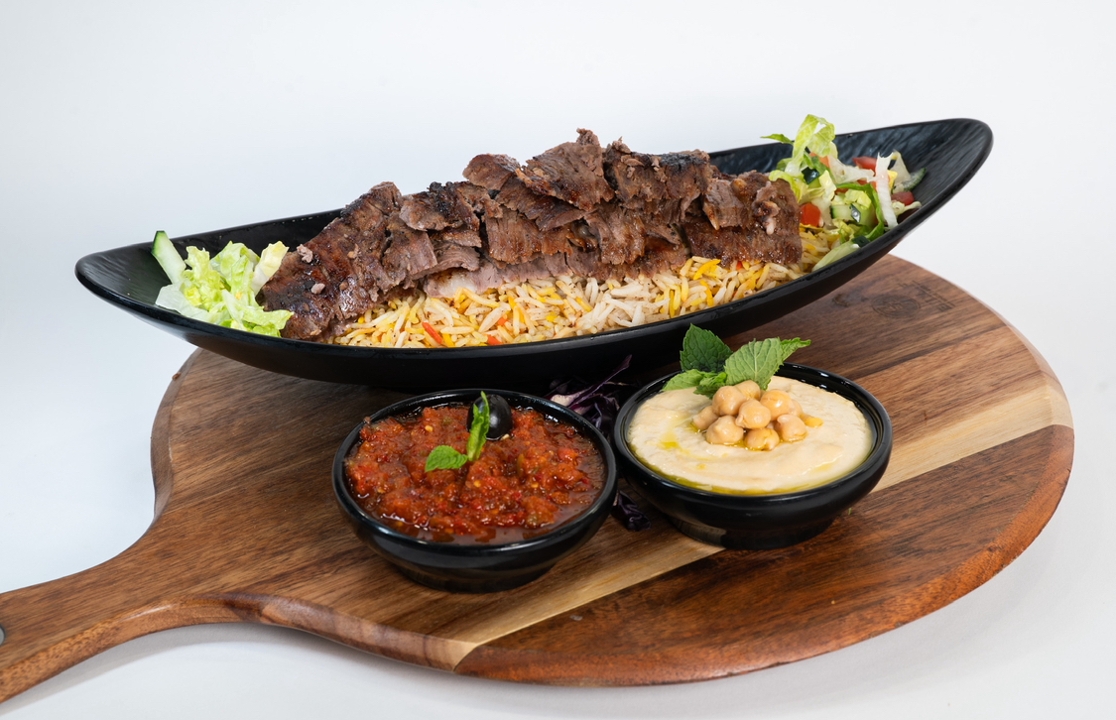 Beef Shawarma Plate.