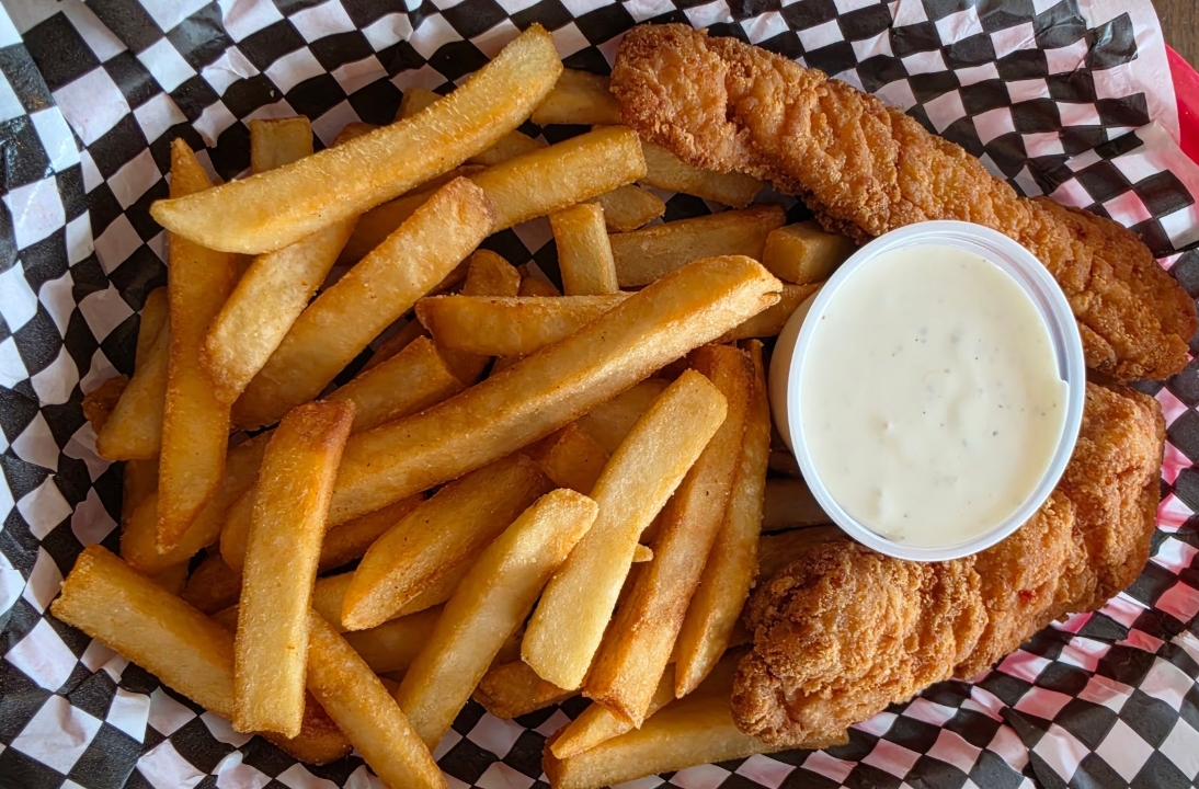 Kids Chicken Strips.