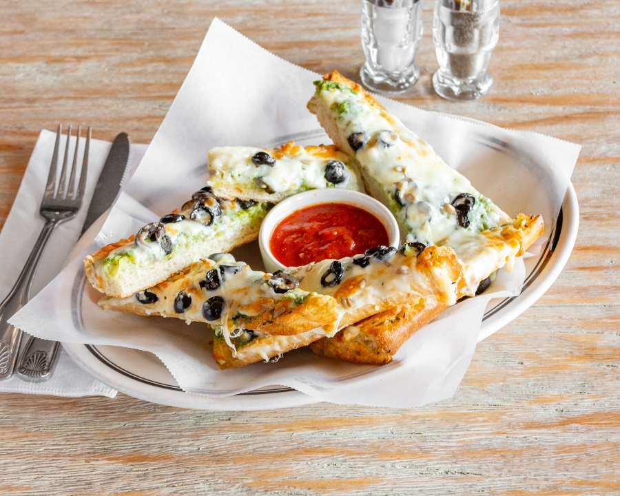 Pesto Cheese Bread.