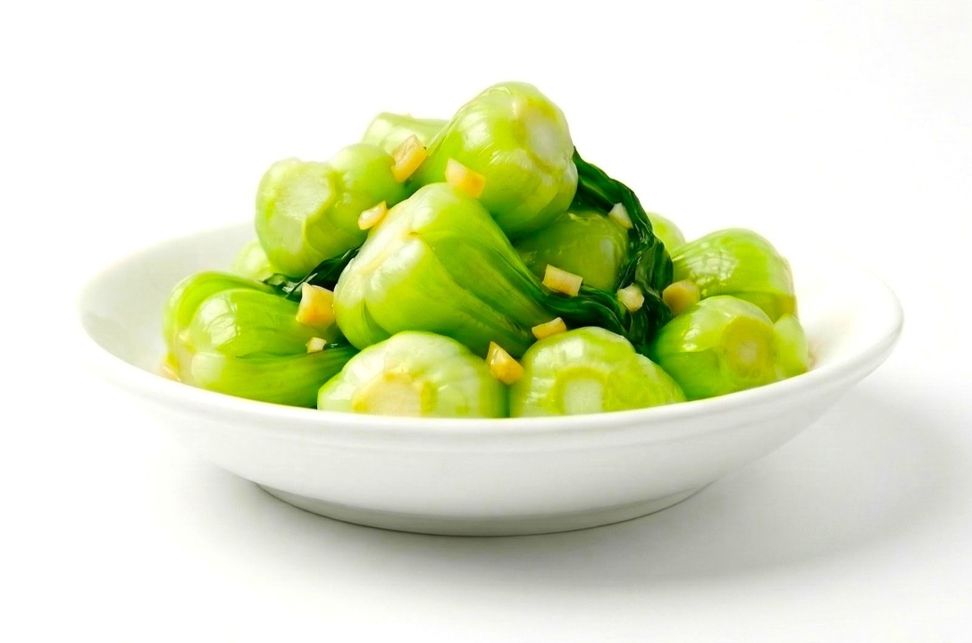 Baby Bok Choy - Garlic Tossed.