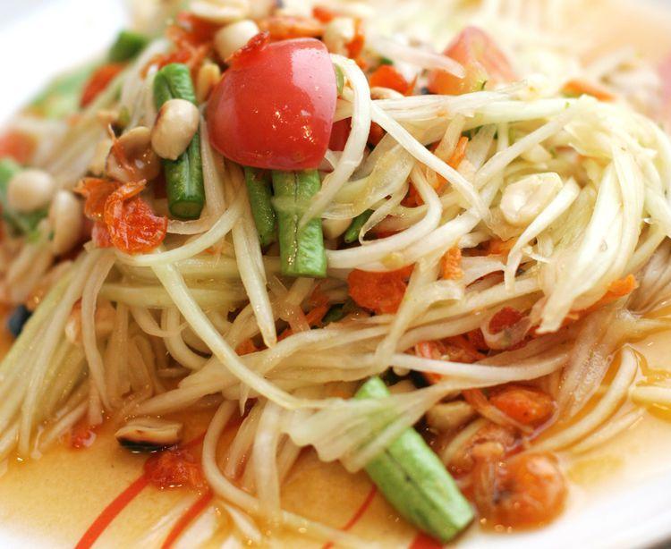 Thai Papaya Salad.