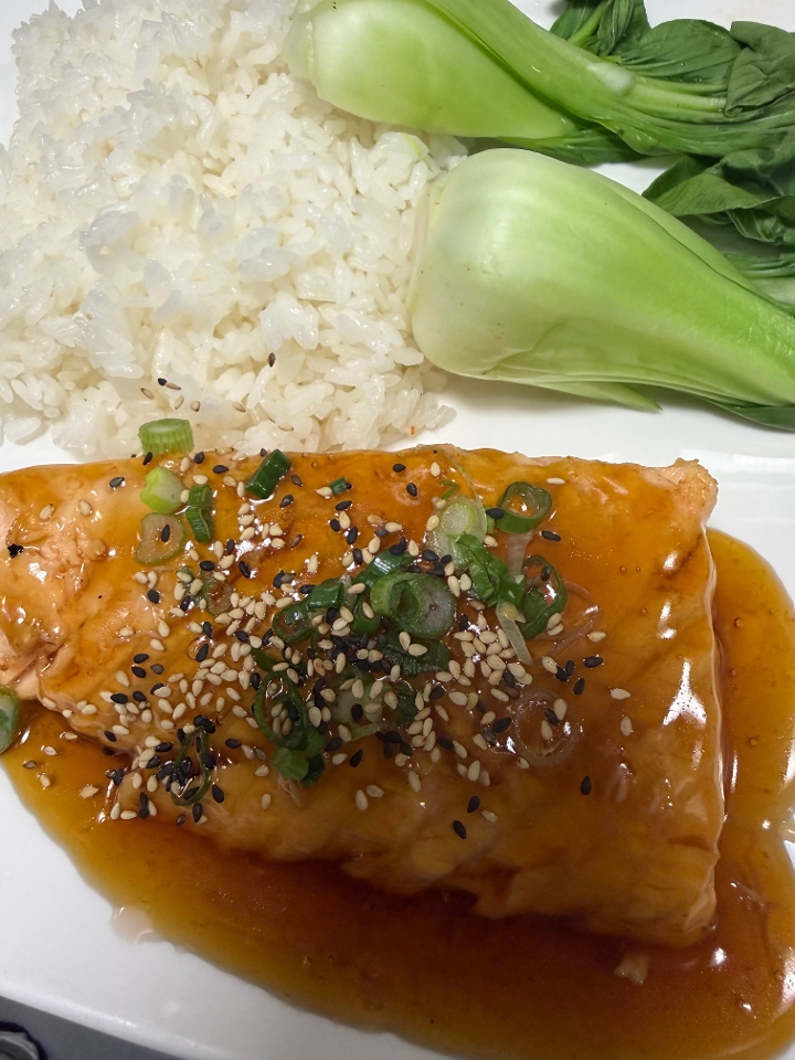 Salmon Teriyaki.