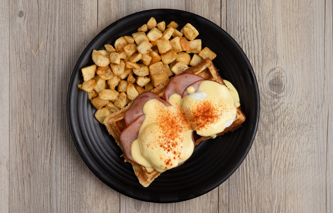 Waffle Benedict.
