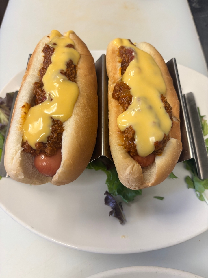 Chili Cheese Dog.