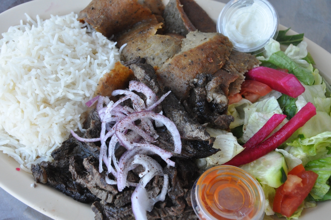 2D. Beef Shawarma / Gyro Combo.