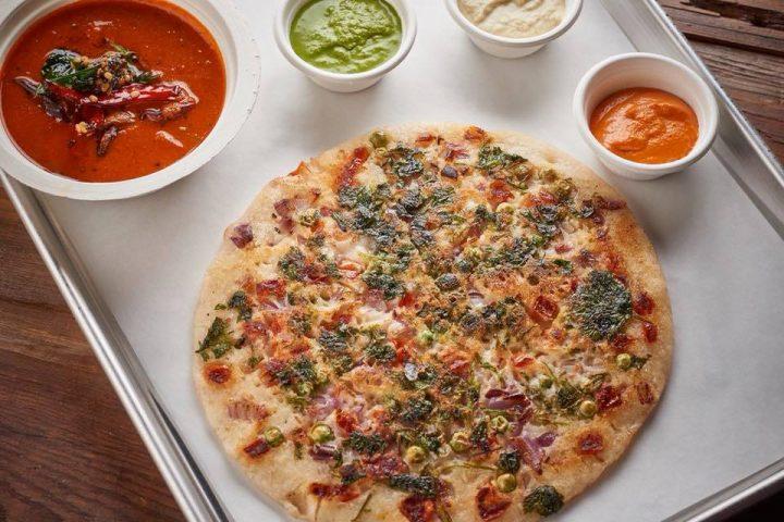 Onion Chili Uttapam.