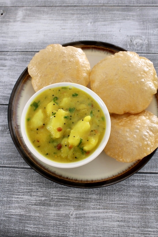 Potato Curry for Poori.