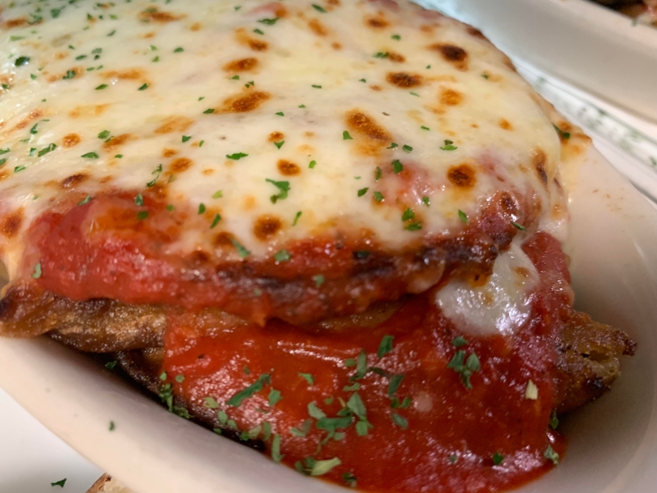 Eggplant Parmesan.