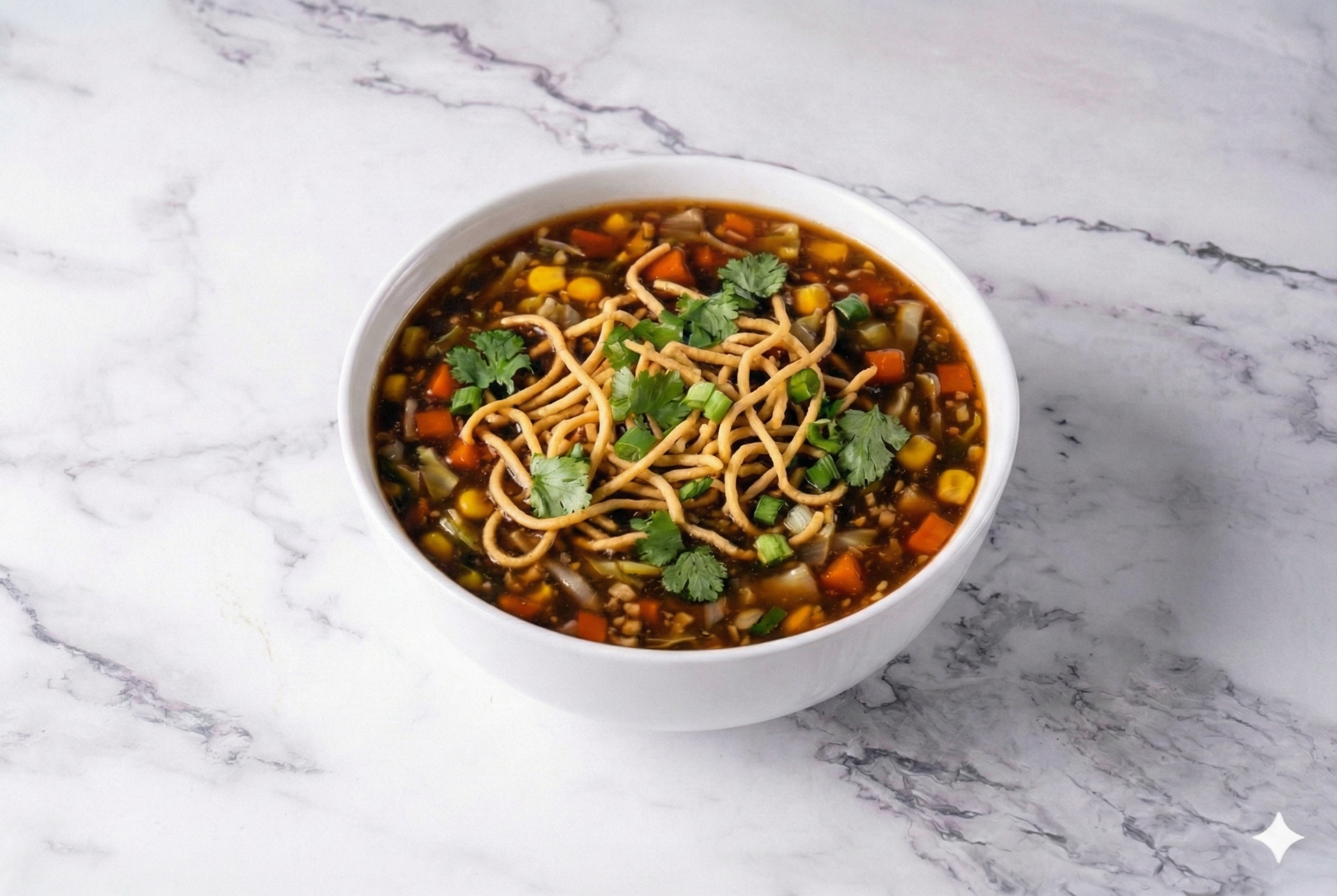 Veg Manchow Soup.