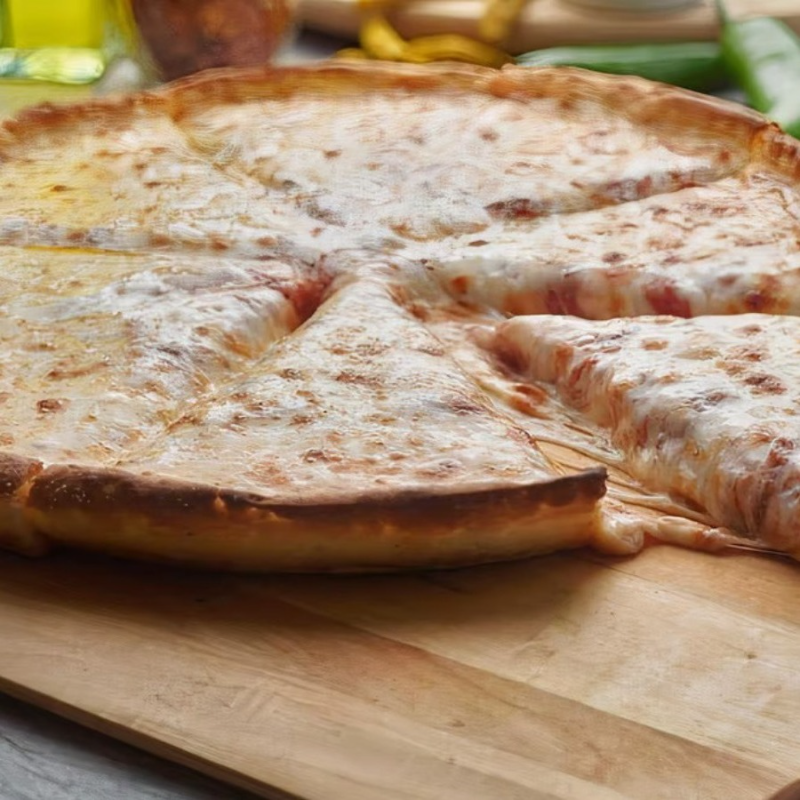 Deep Pan Cheese Pizza.