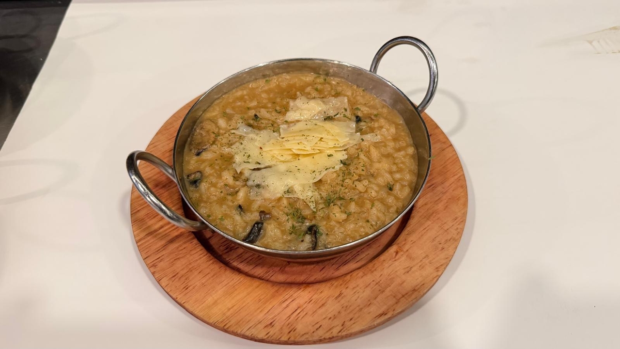Mushroom Risotto.