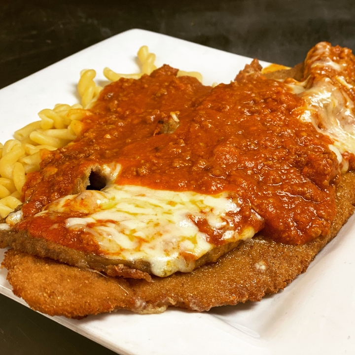Veal Eggplant Parmigiana.