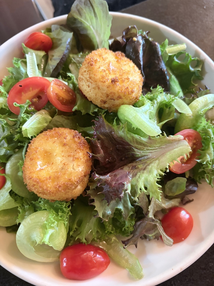 Warm Goat Cheese Salad.