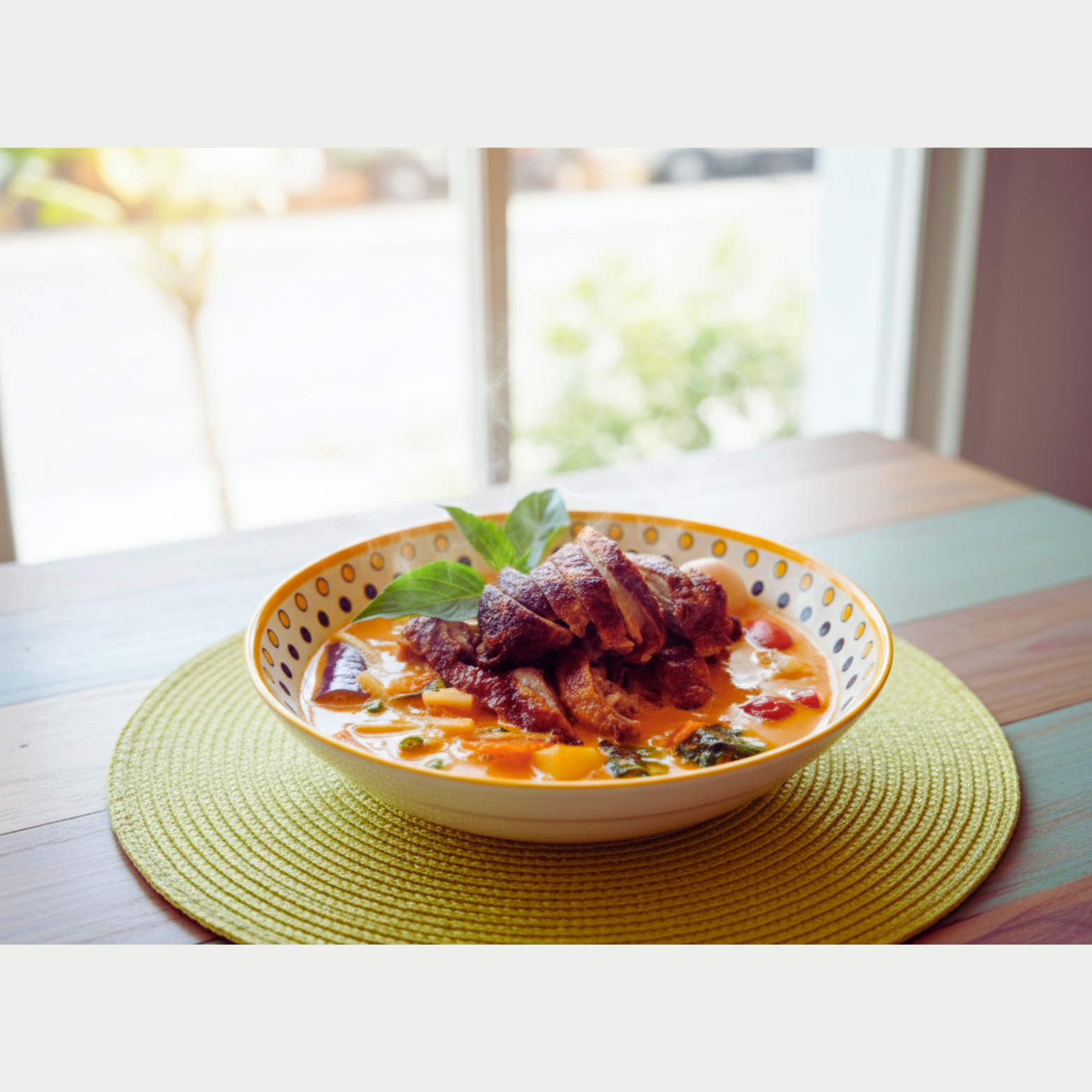 🦆Duck Red Curry.
