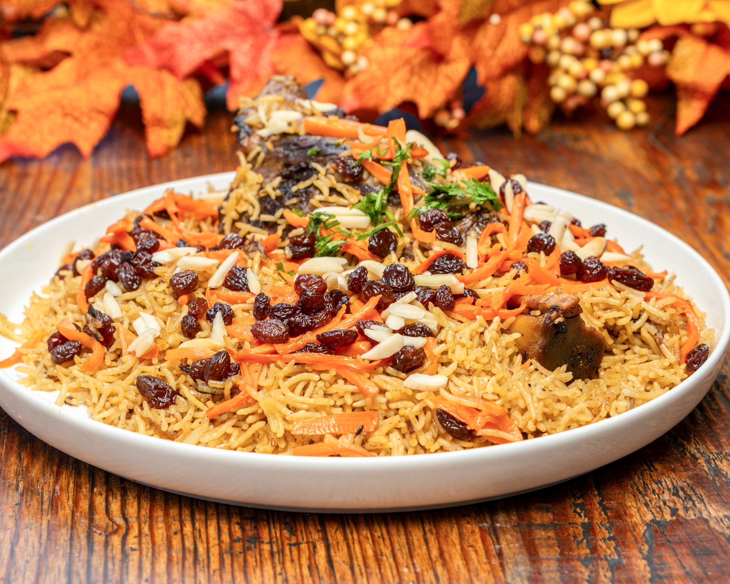 Kabuli Pulao - Lamb Shank.