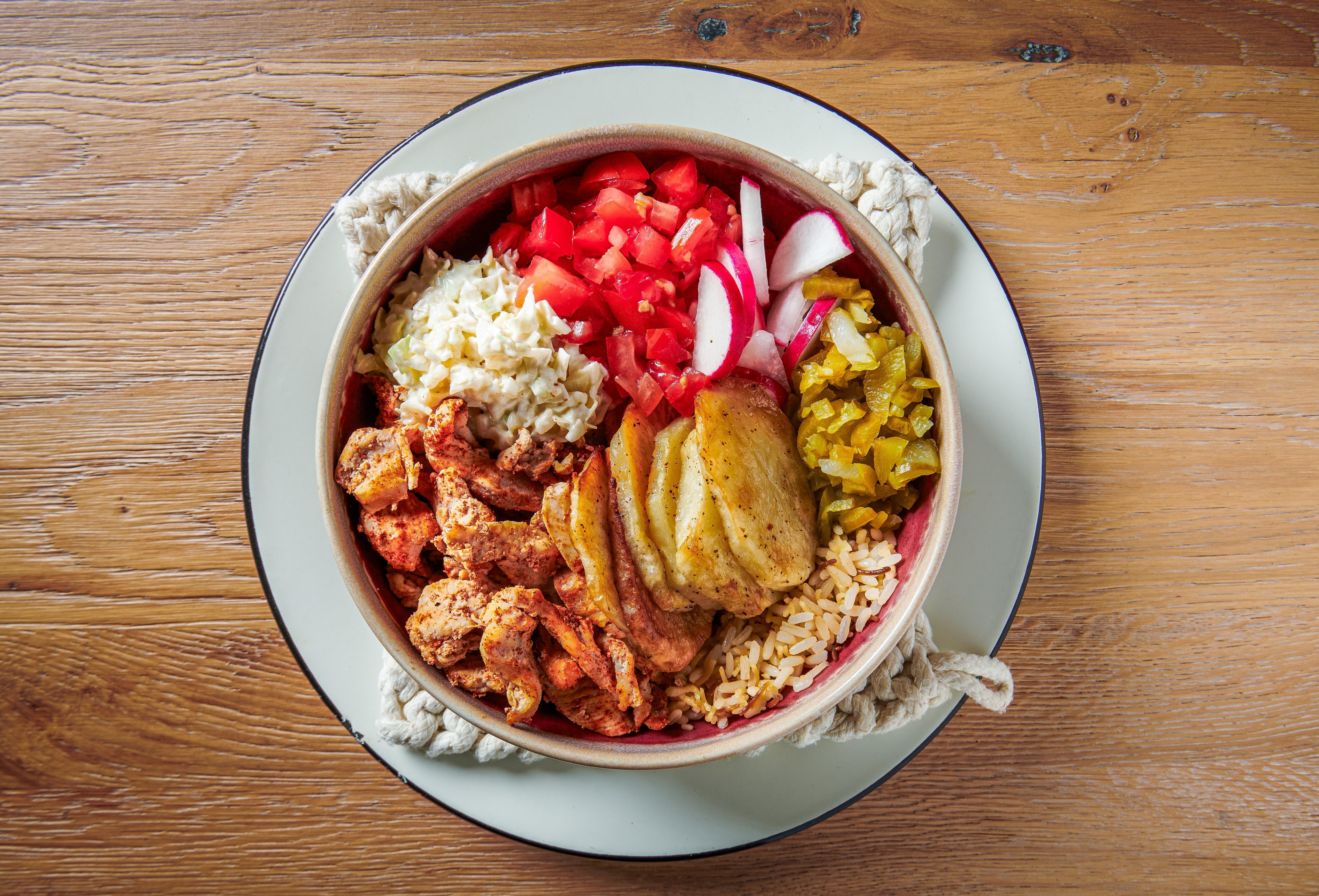 Chicken Shawarma Bowl.