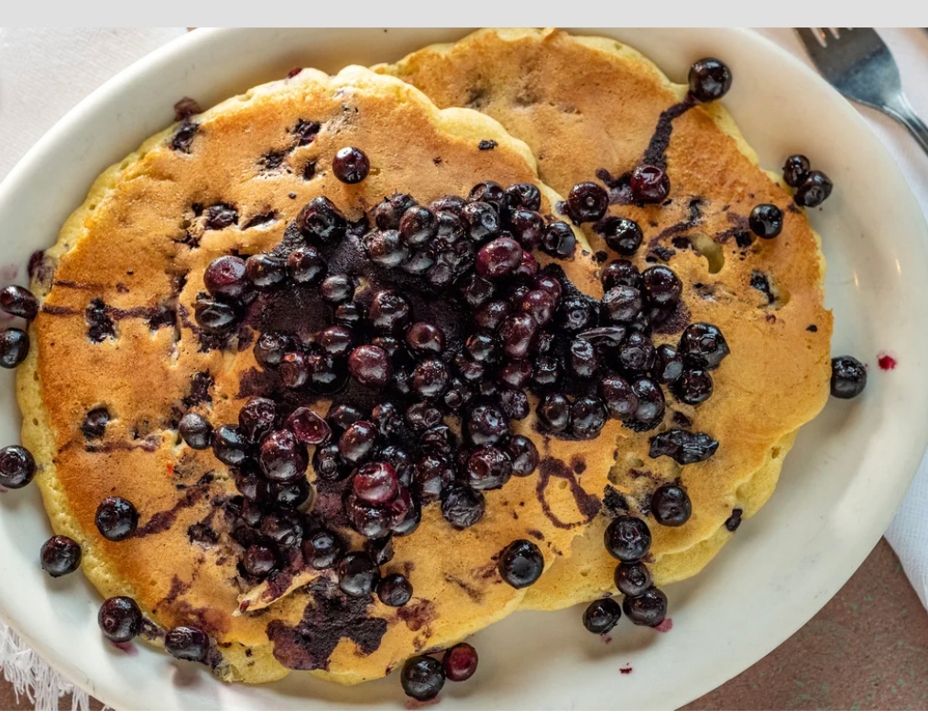 Blueberry Pancakes.