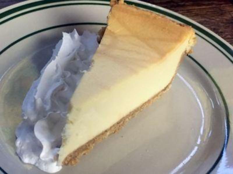 Irish Cream Cheesecake.
