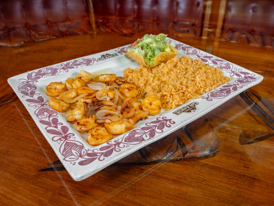 Camarones Al Mojo De Ajo.