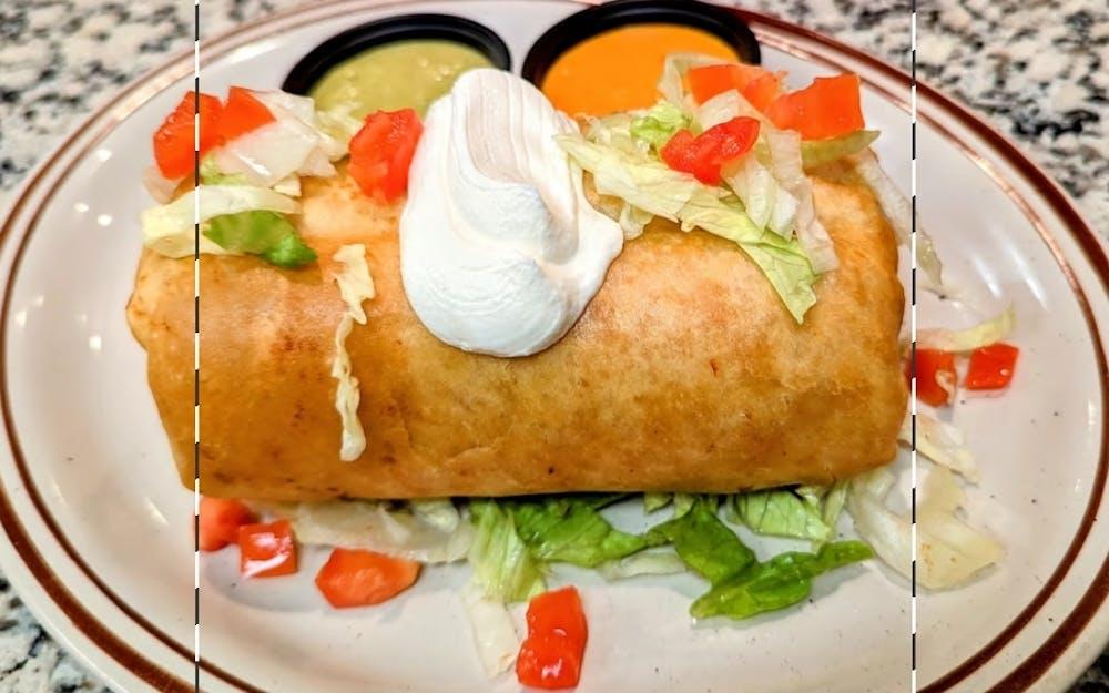 Steak chimichanga.