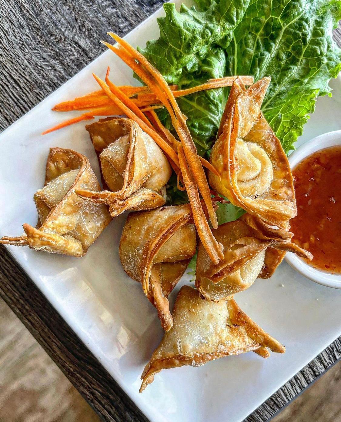 Crab Cream Cheese Wontons.