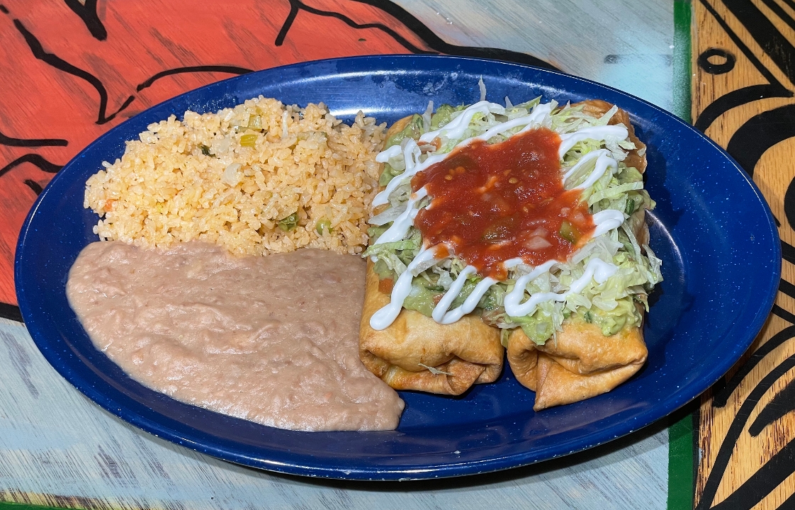 Chimichanga Dinner.
