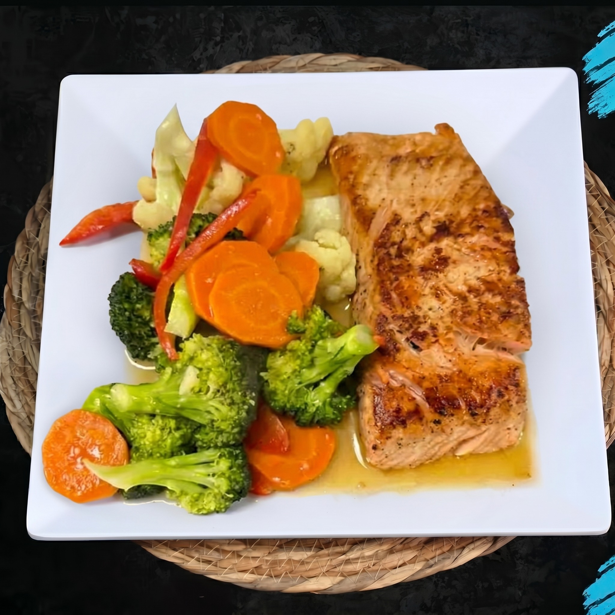 Salmon a la Plancha.