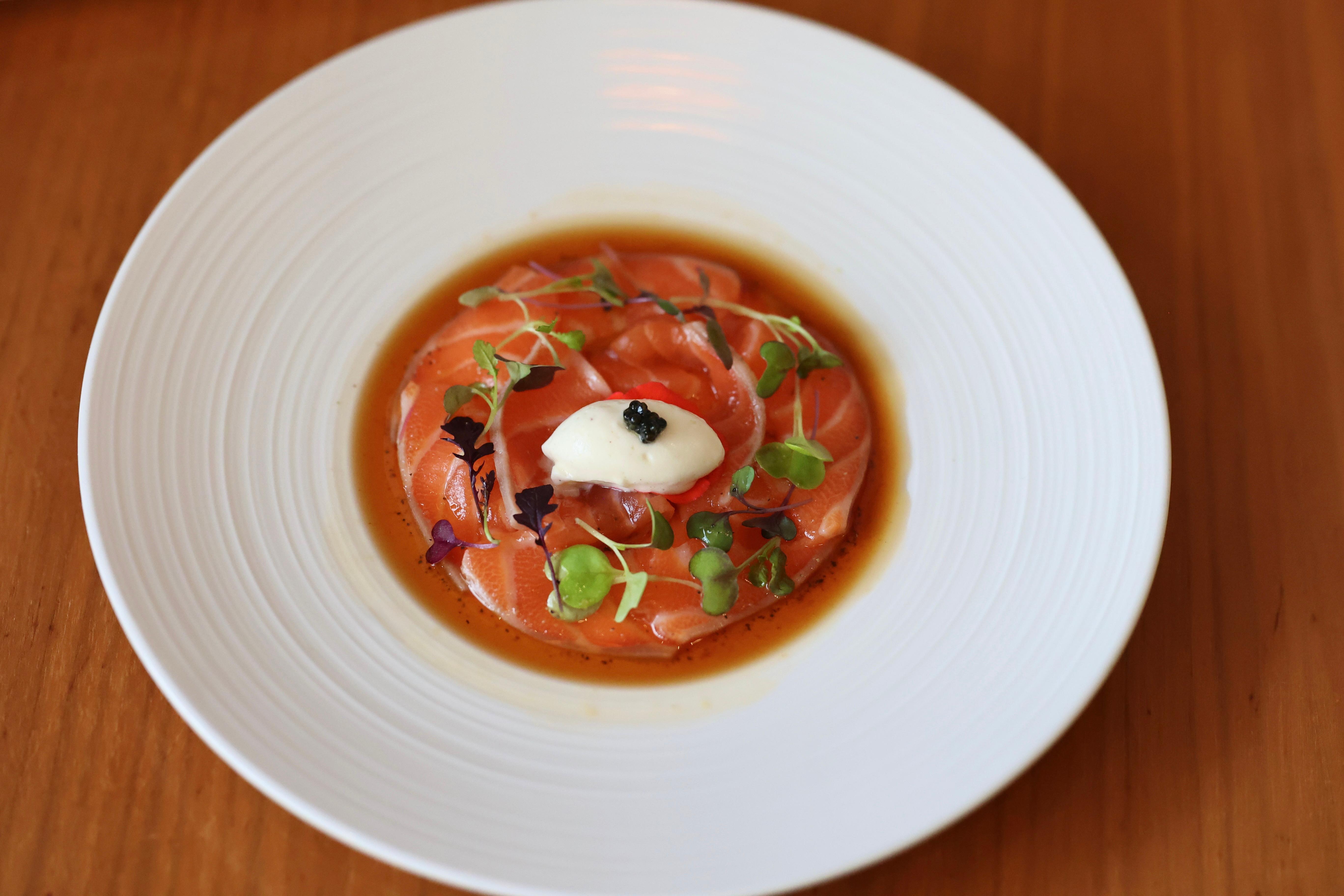 Truffle Aioli Fresh Salmon App.