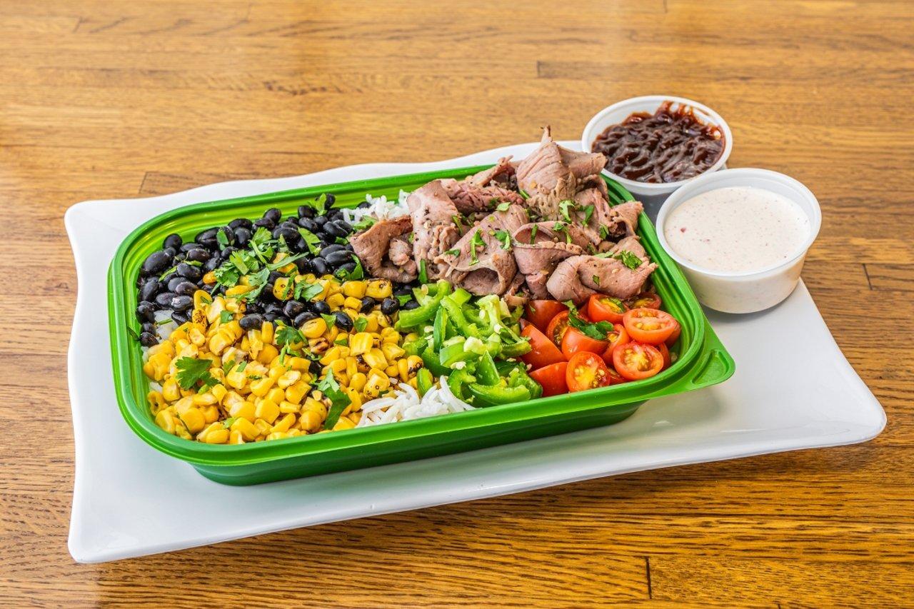 Tex mex rice bowl.