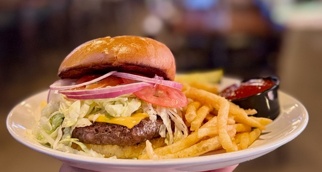 Double Stack Cheeseburger.