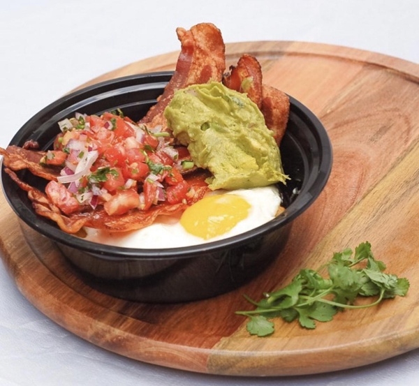 Los Agaves Breakfast Taco Bowl.