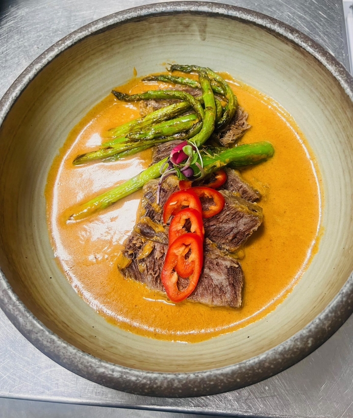 Braised Short Ribs Panang Curry.