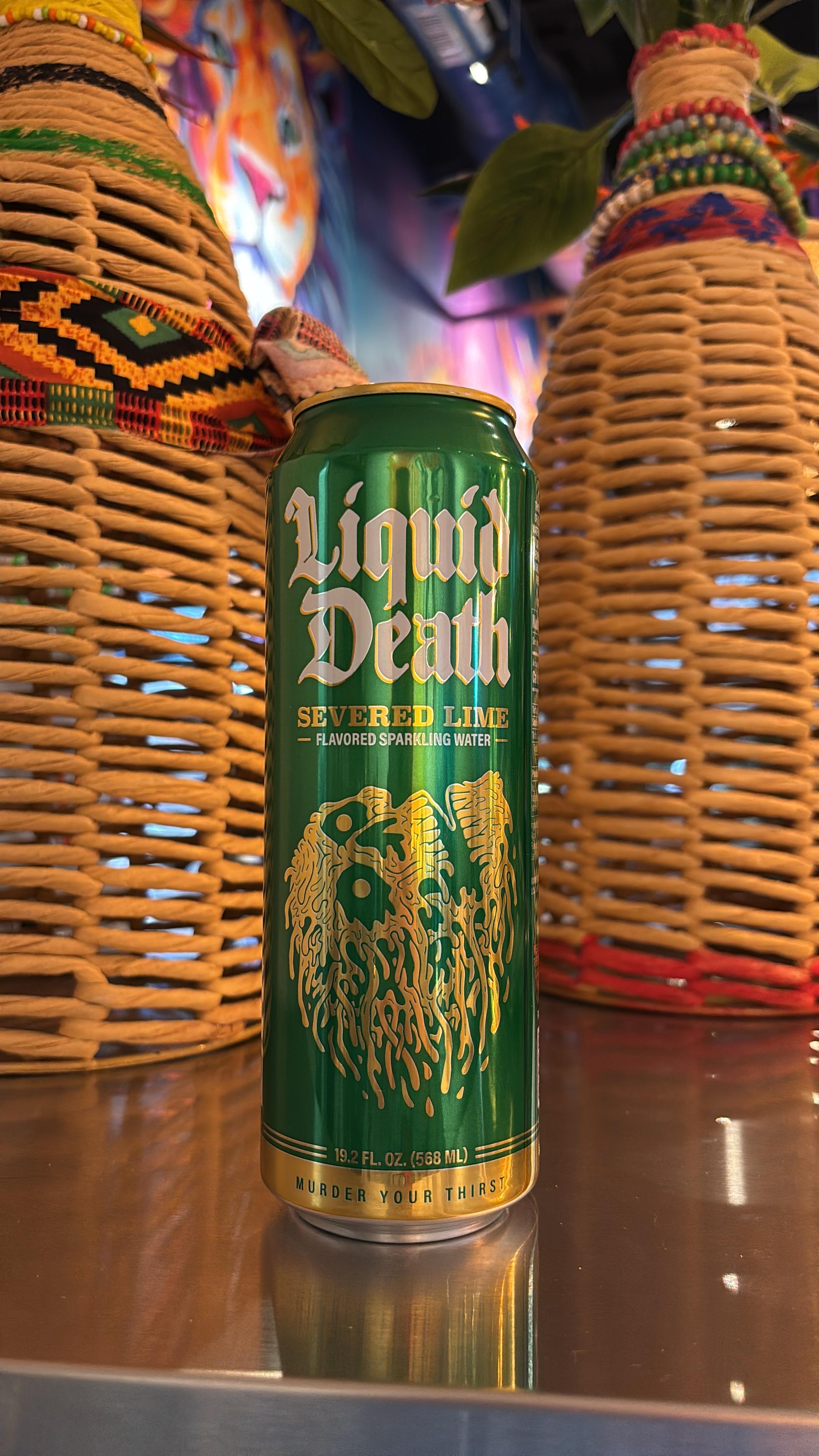Liquid Death Severed Lime.